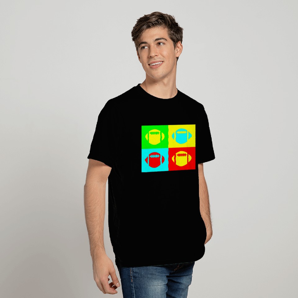 four multi colors ball T Shirts