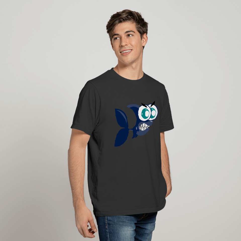 T-Shirt angry shark T-shirt