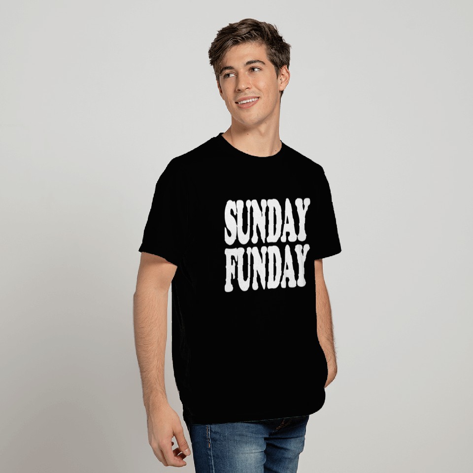 Sunday funday - huge typography T Shirts