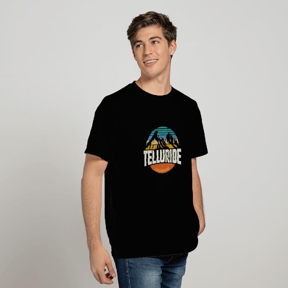 Retro Telluride Colorado Apparel T Shirts