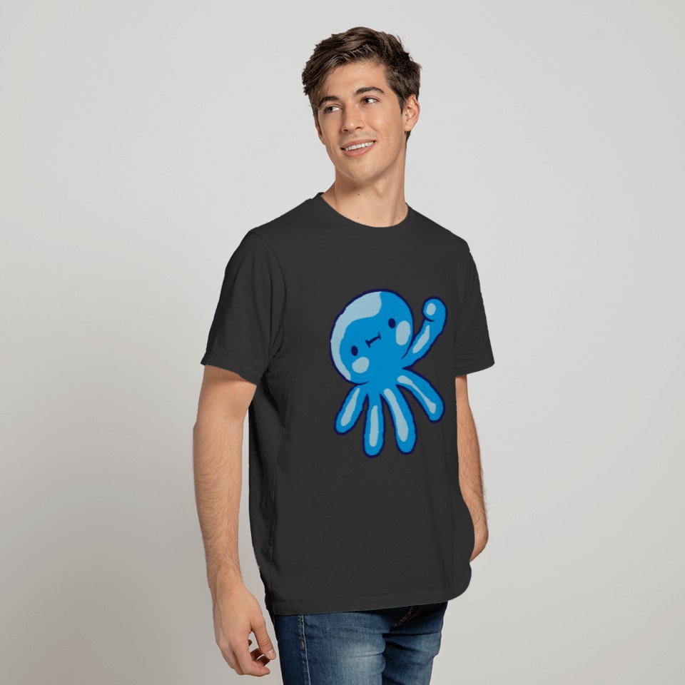 Cute waving octopus T-shirt