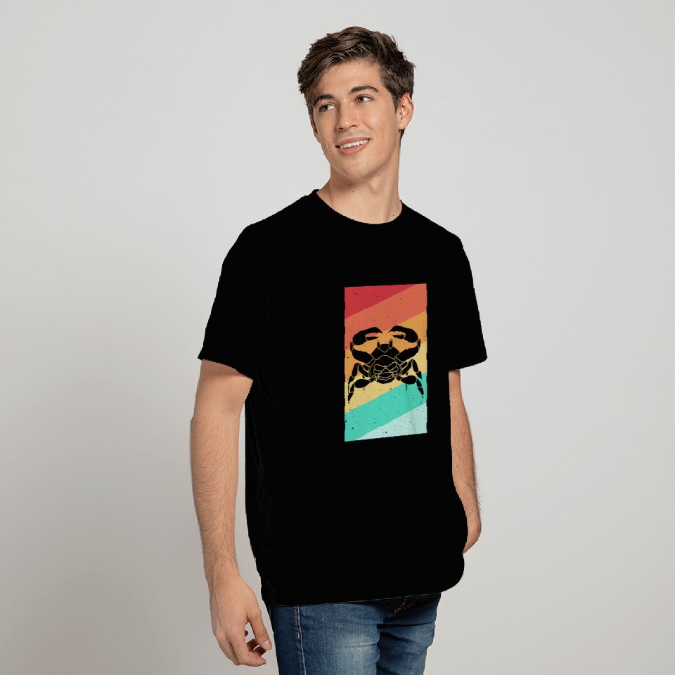 crab crayfish lobster vintage retro T Shirts