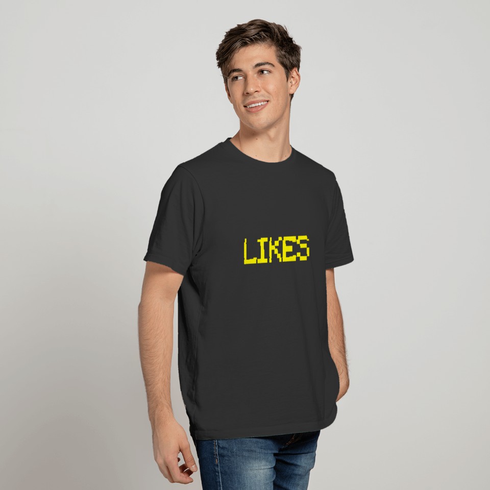 SOCIAL PIXEL RETRO EDITION - LIKES T-shirt
