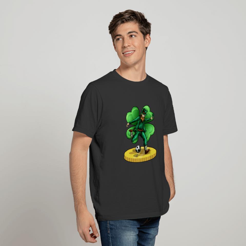 Leprechaun Soccer Football Lucky Irish St Patricks T-shirt