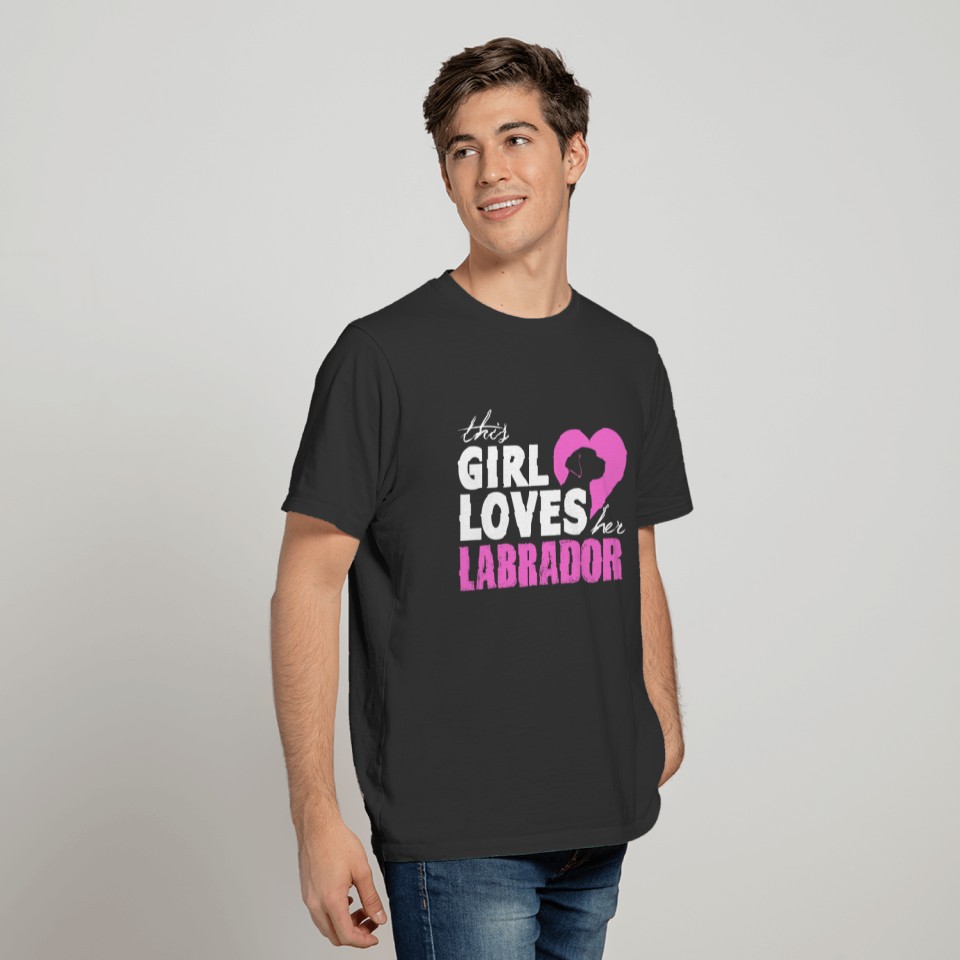 This girl loves her labrador T-shirt