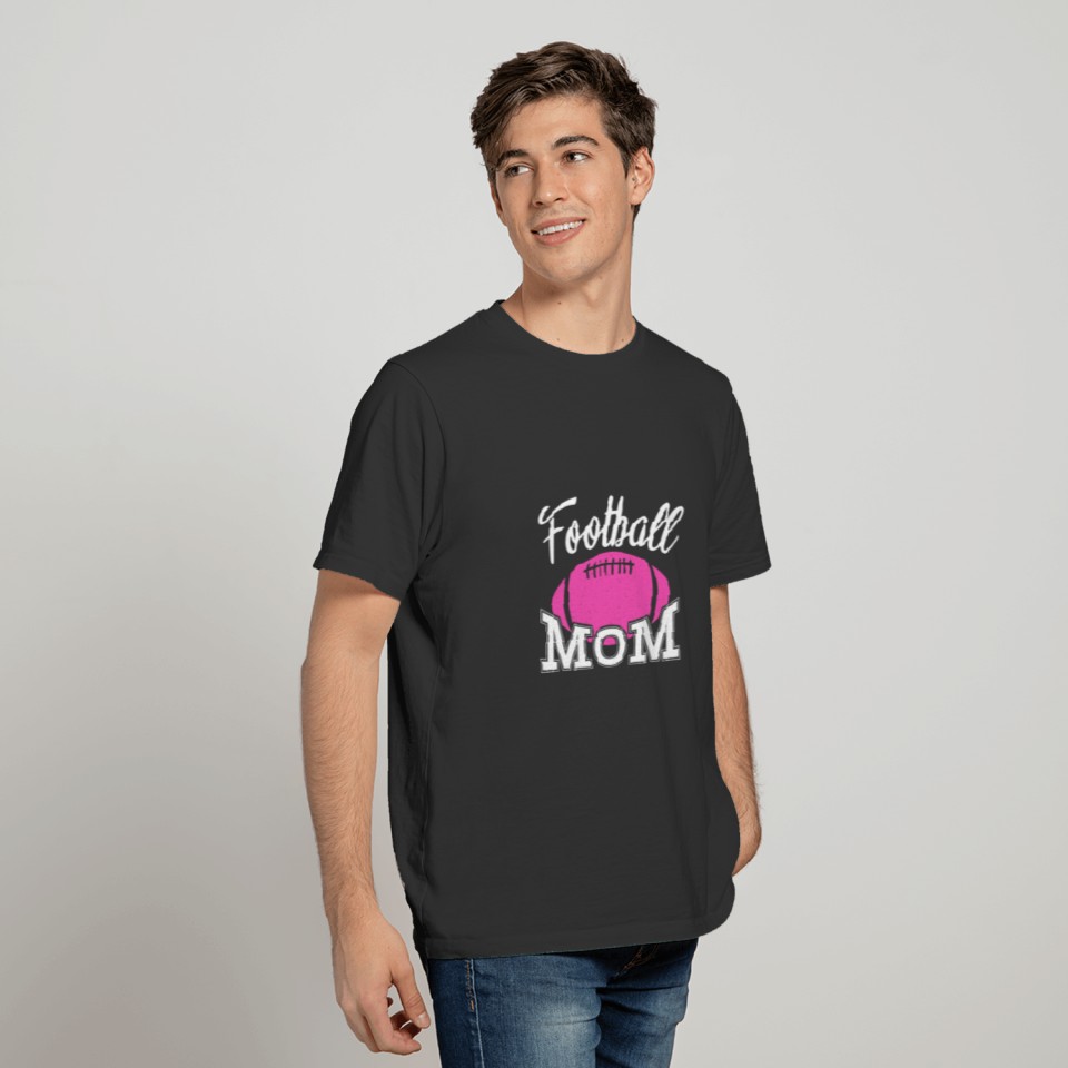 Football And Cheer Mom Fan Gift T-shirt