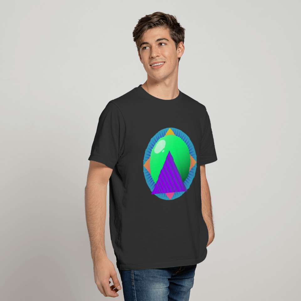 Abstract and colorful T-shirt