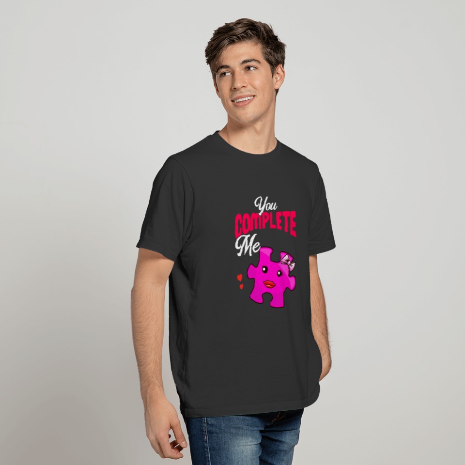 You Complete Meme Couples Matching Puzzle Piece T-shirt