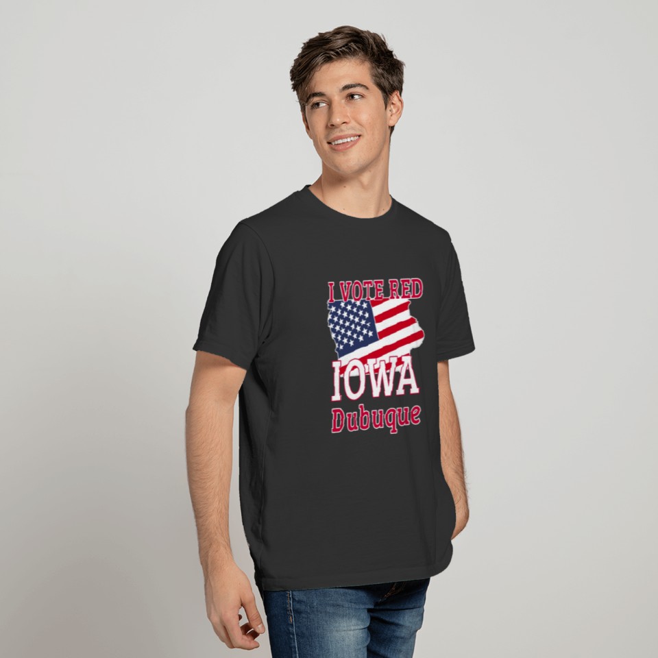 2020 Presidential Campaign I Vote Red Iowa T-shirt