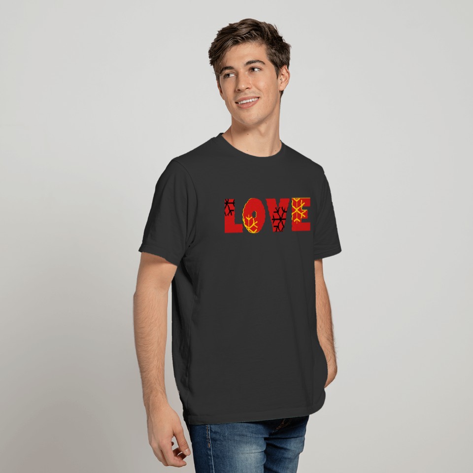 ❅❤✦°•Crystal Love-Frozen Love-Romantic Typography T-shirt