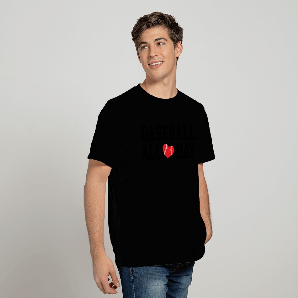 Baseball all day T Shirts