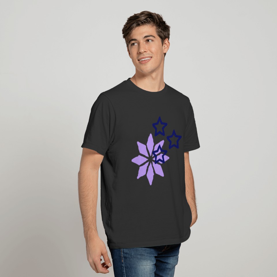 abstract background with stars T Shirts