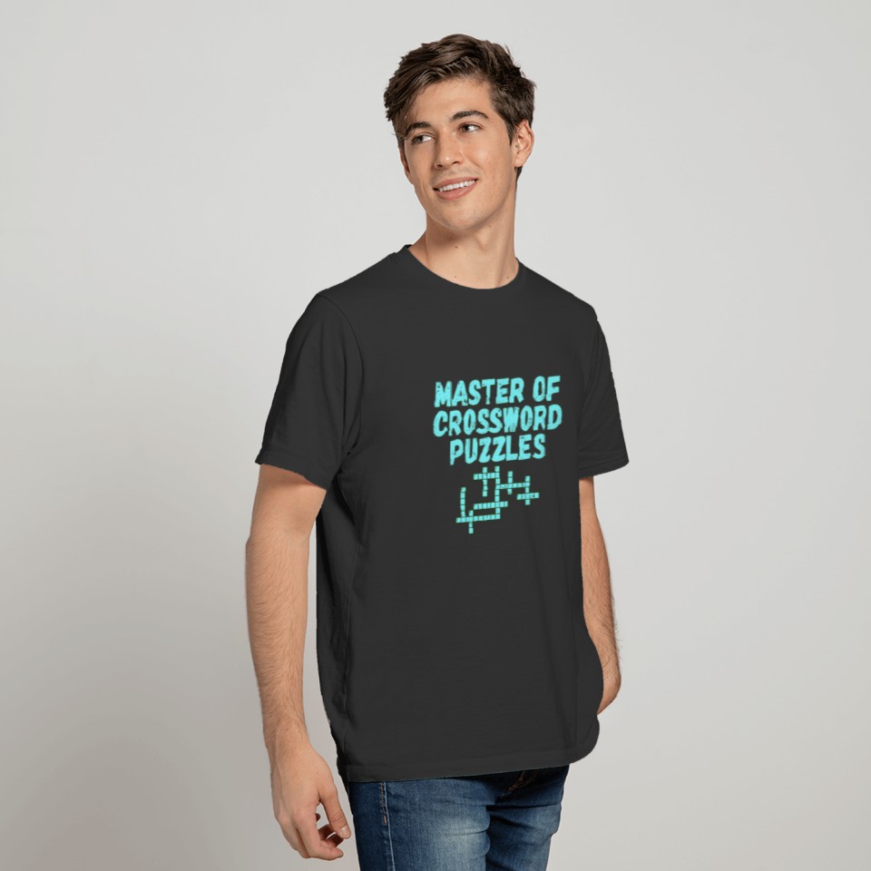 Puzzler Gift Master of Crossword Puzzles T-shirt