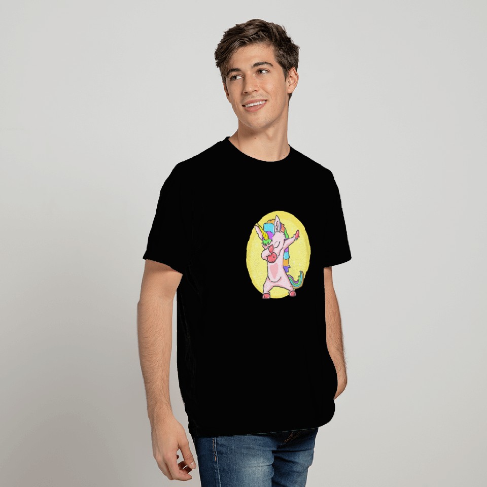Dab Rainbow unicorn - cute unicorn T Shirts