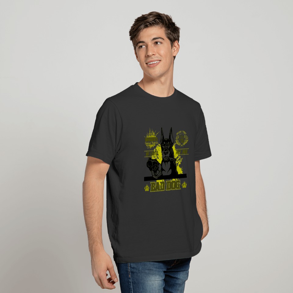 Doberman baddog T-shirt