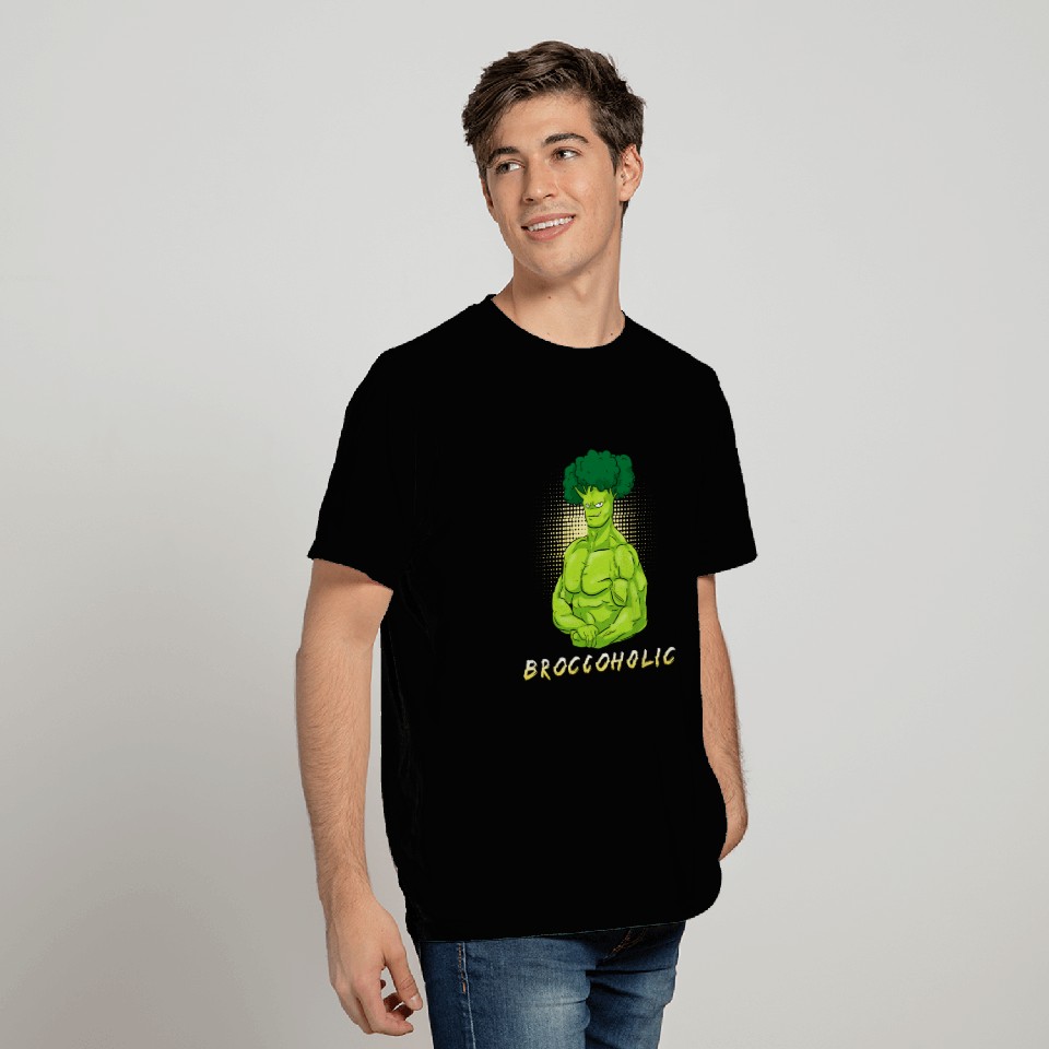 Broccoli Broccoholic Vegetable T Shirts