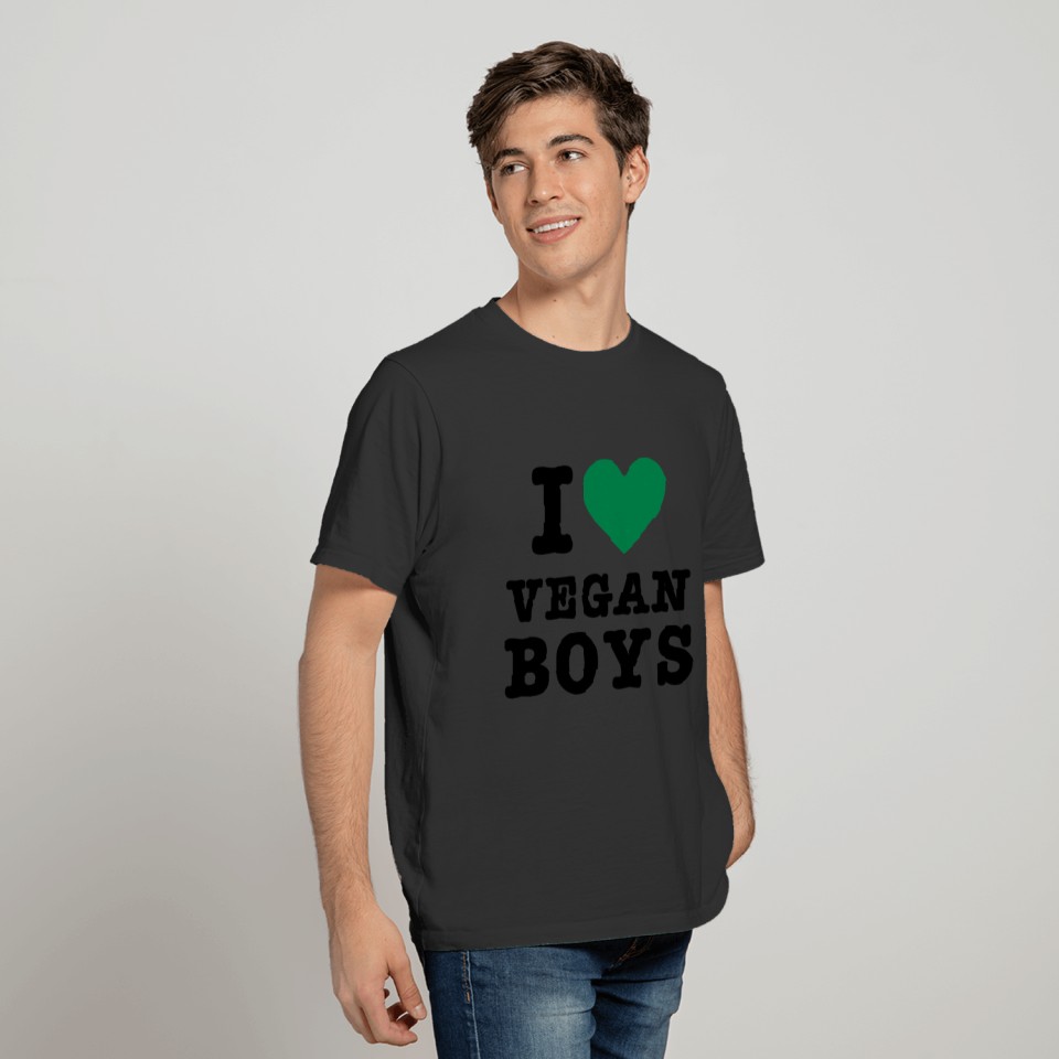 I Love Vegan Boys T-shirt