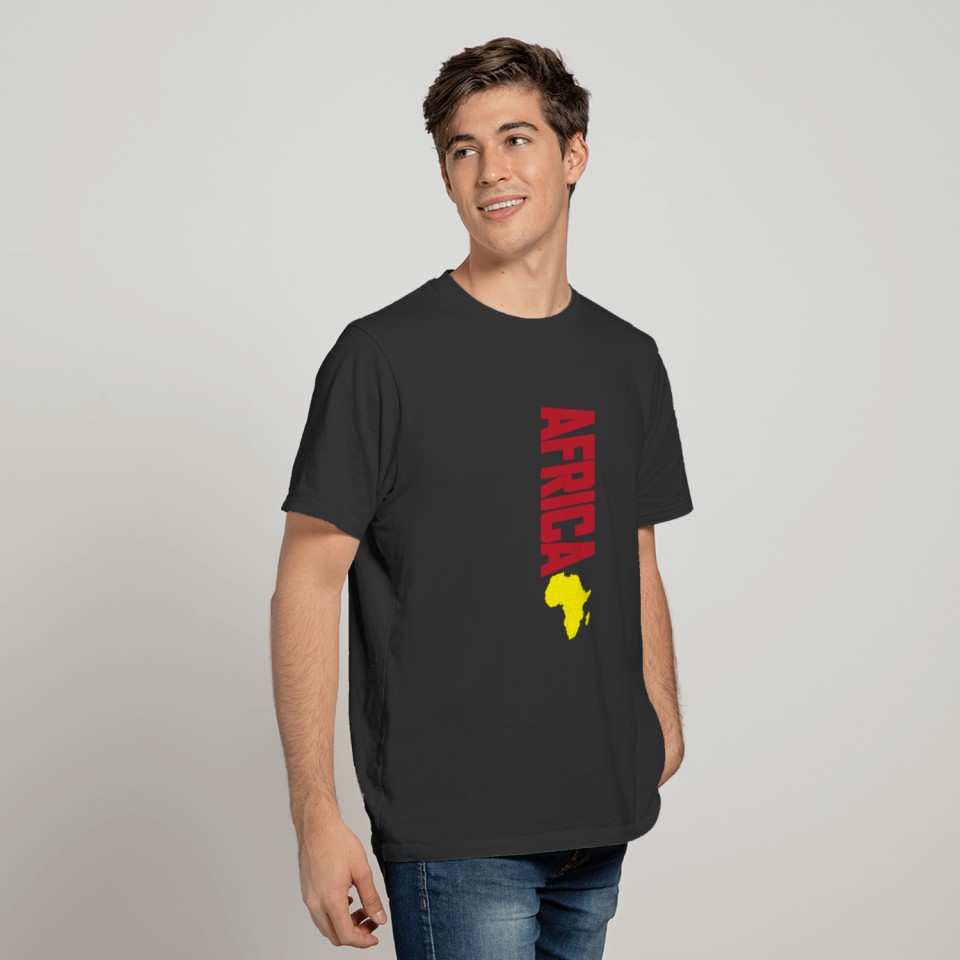 African pride with Africa map T-shirt