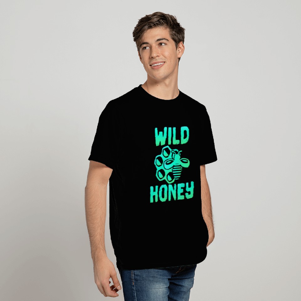 Honey Bee Honeycomb Wild T Shirts
