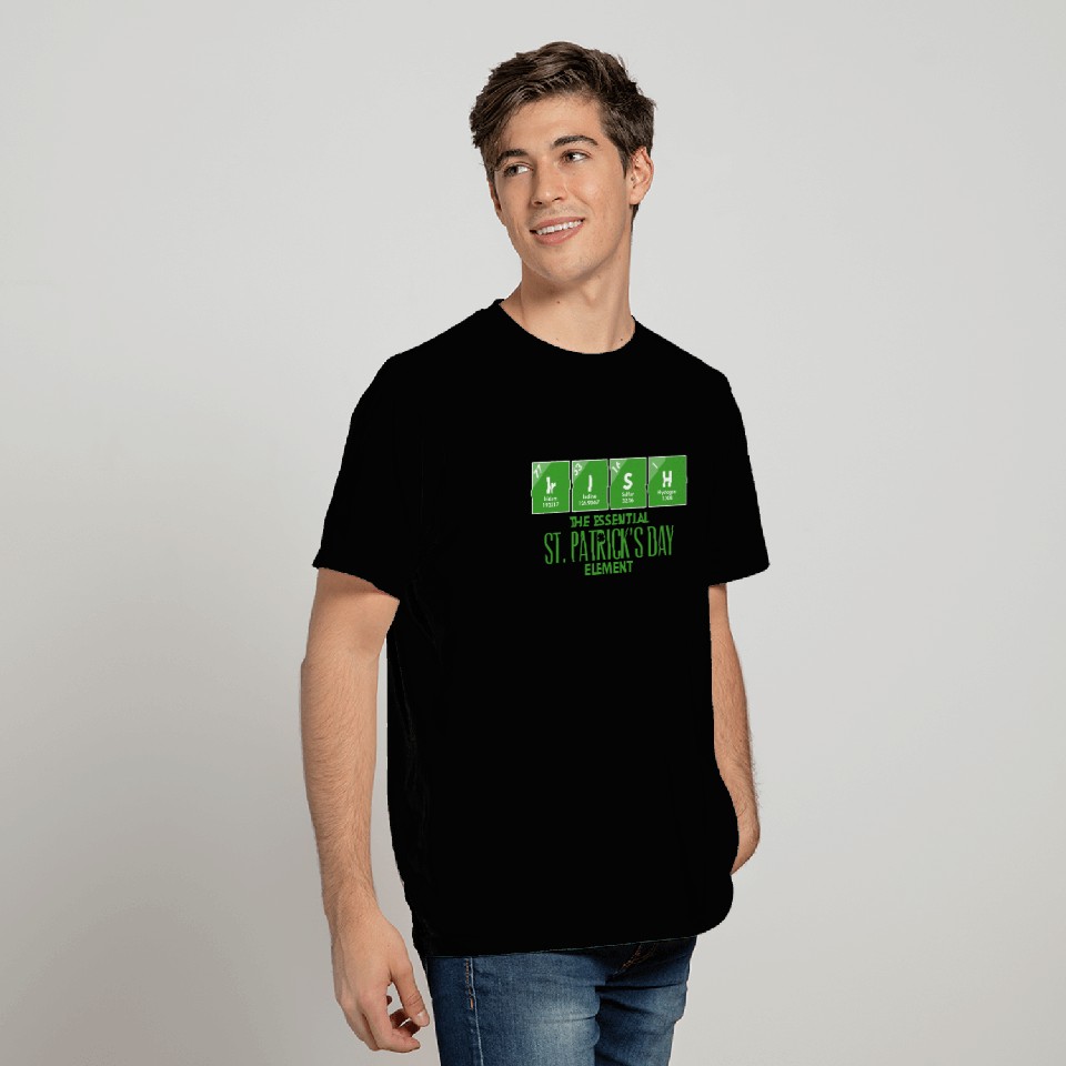 Irish St. Patrick's Day Element Chemistry Teeessen T Shirts
