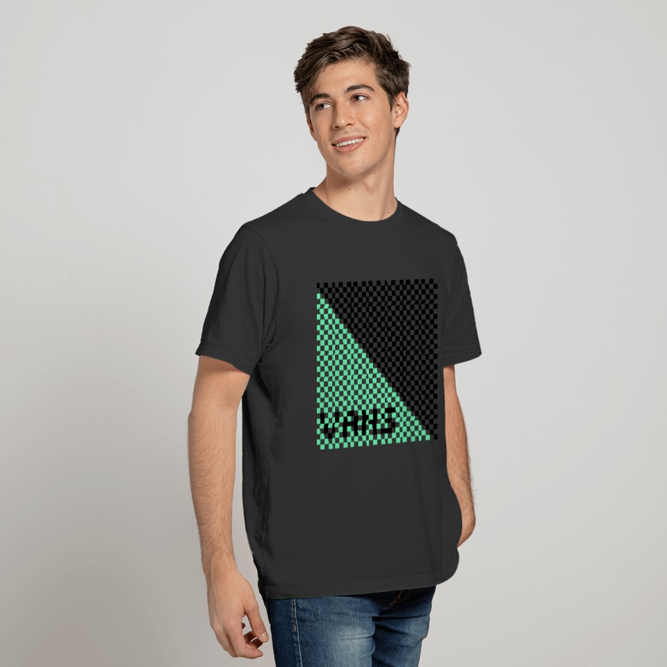 Vans checkerboard pixel art T Shirts