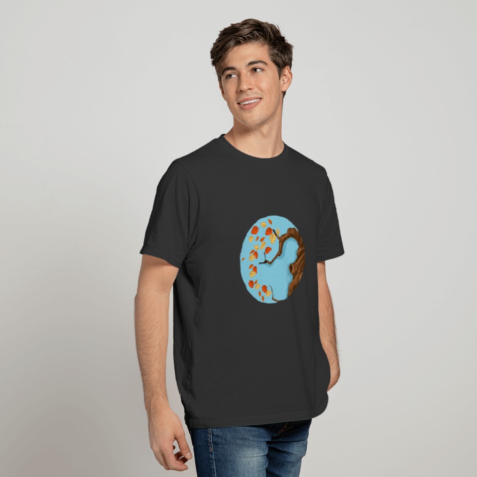 Tree Nature Leaf Nature And Autumn Lover Gift T-shirt