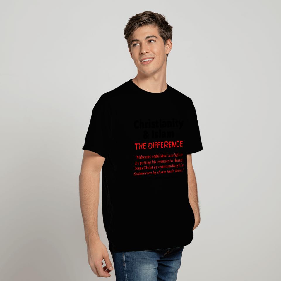 Christianity & Islam - The Difference T Shirts