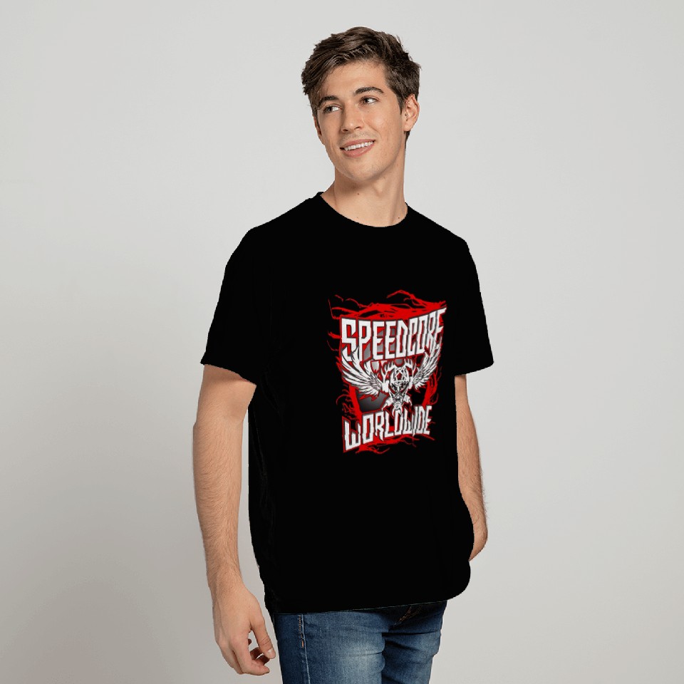 SPEEDCORE WORLDWIDE - RED 3D T Shirts