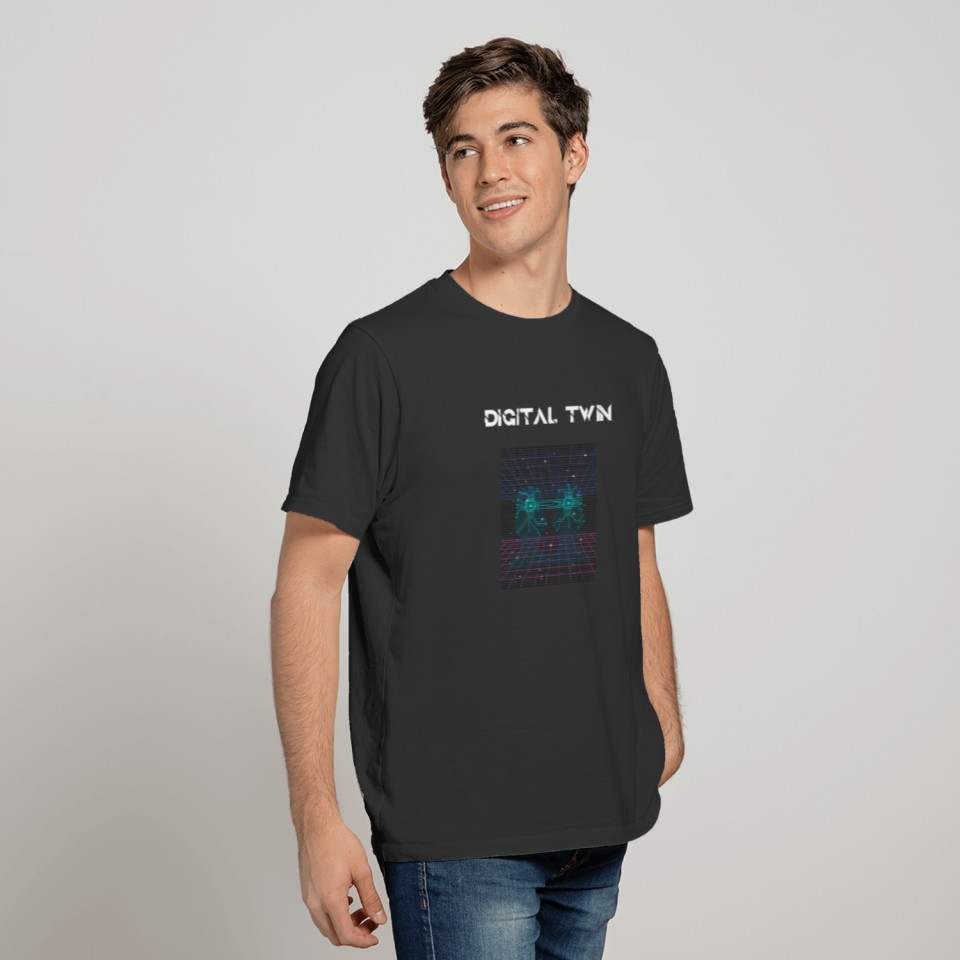 Digital Twin Design for computer scientist T Shirts