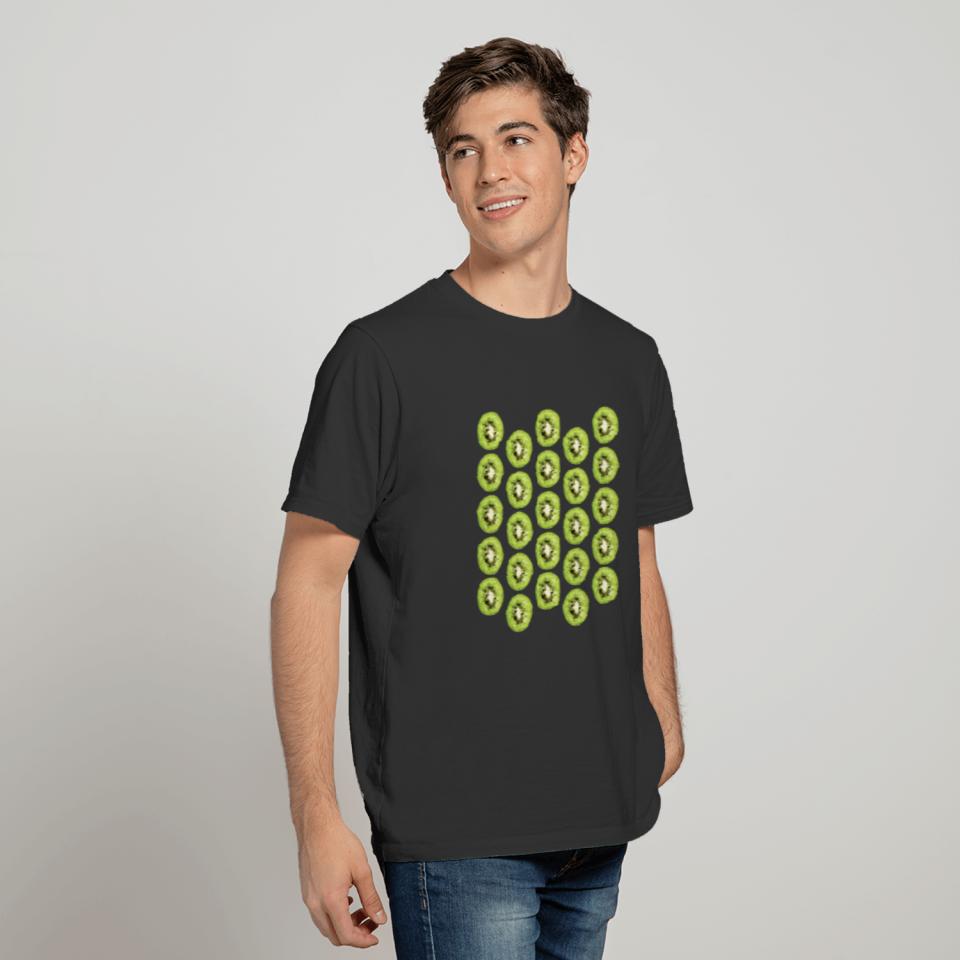 kiwi pattern, fill, repeating, tiled | elegant min T-shirt