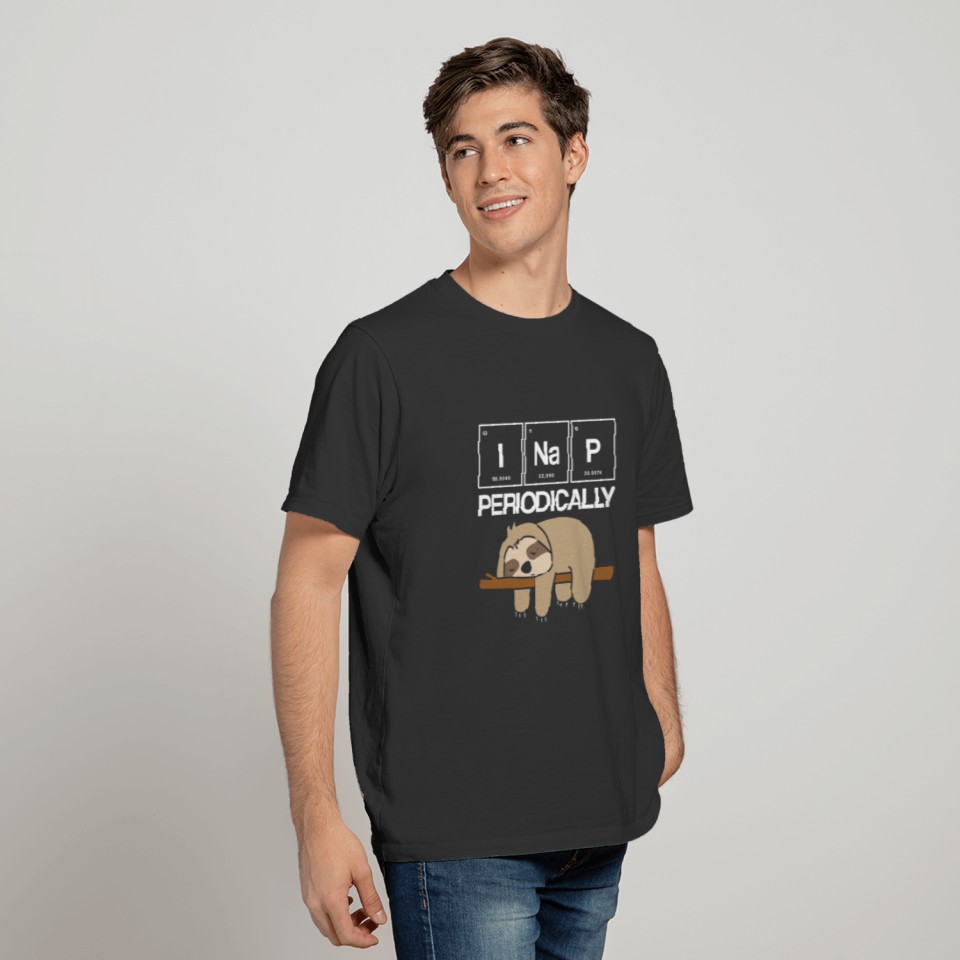 Funny Scientist Gift Idea Sloth Lover Physics T Shirts