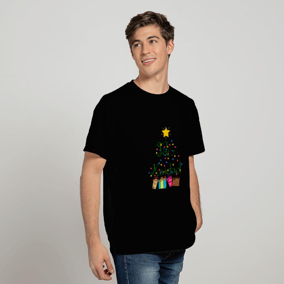 Letras Feliz Navidad en español T Shirts