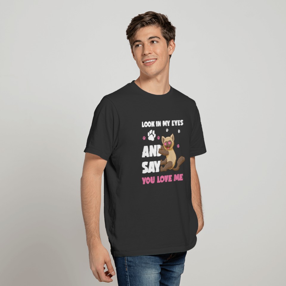Siamese Cats Cat Sweet Funny T-shirt