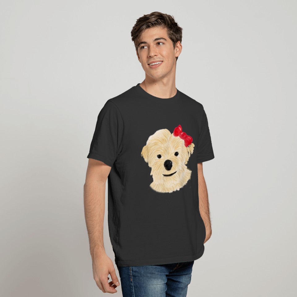 Golden Retriever Dog Watercolor Face Gifts For T Shirts