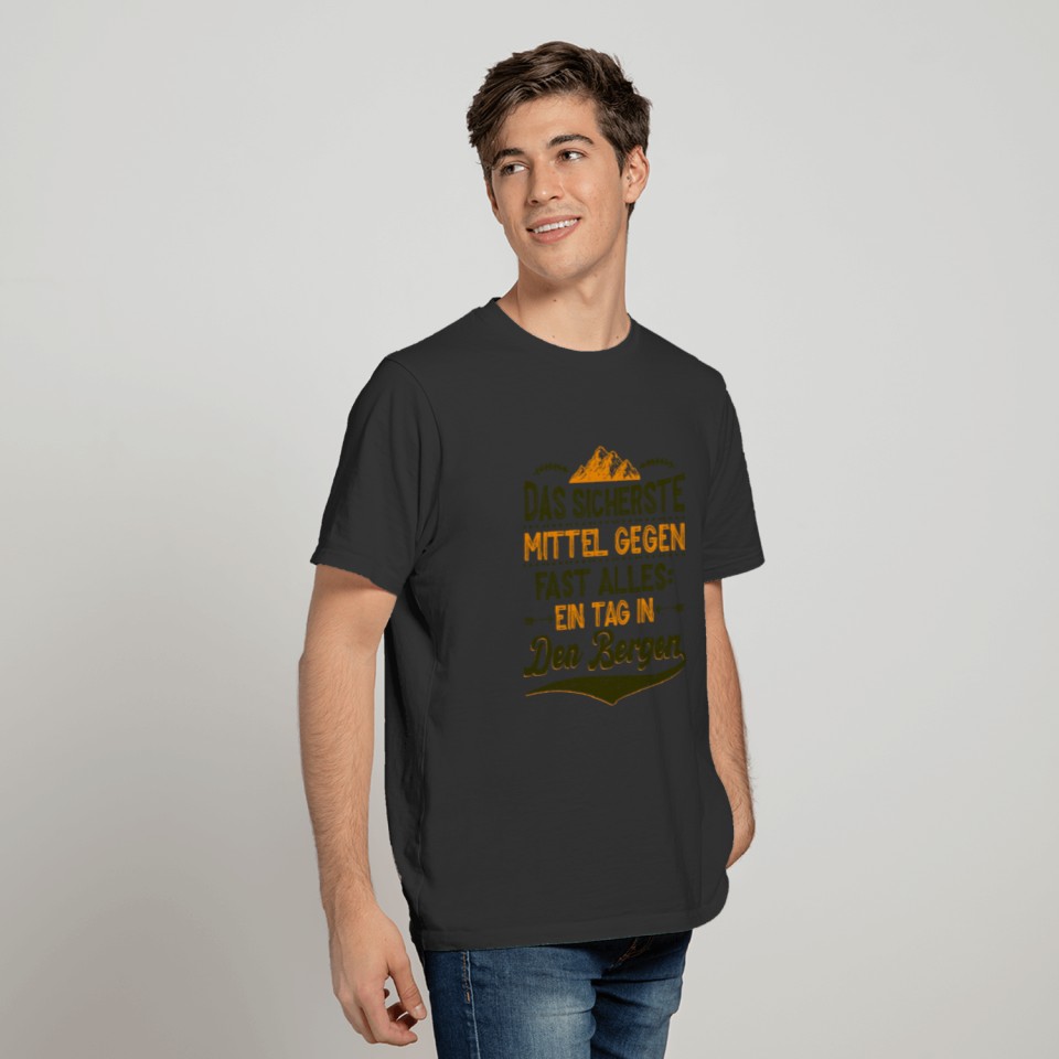 Safest Means Hiking Gift Hiking Gift Idea T-shirt