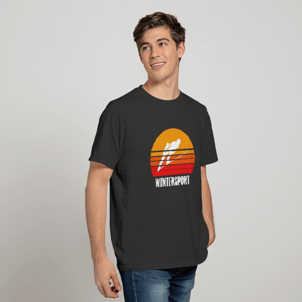 Wintersport Sunset T-shirt