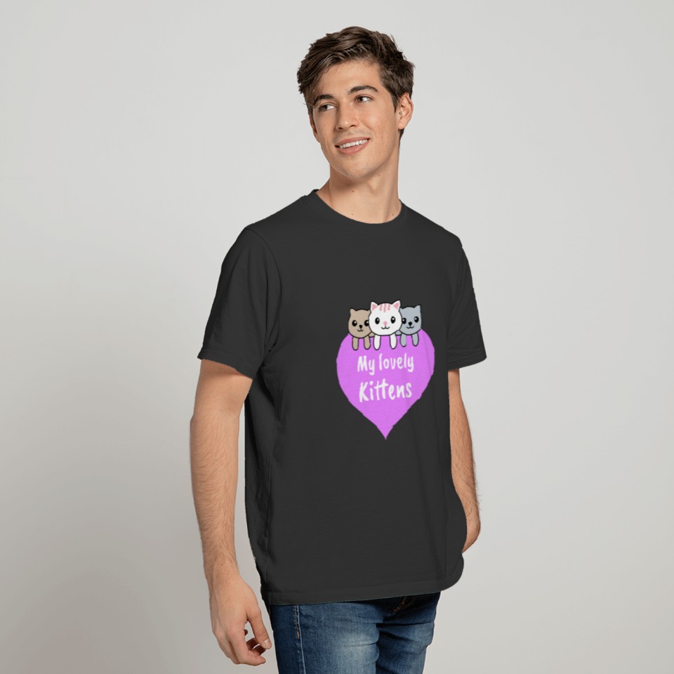 My lovely Kittens new design T Shirts