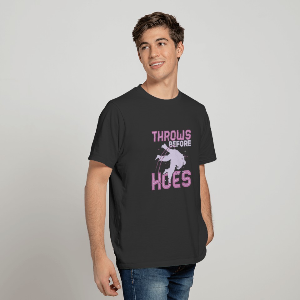MARTIAL ARTS / KARATE: Throws Before Hoes T-shirt