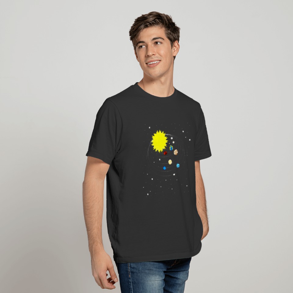 Cool Stars And Solar System - For Toddlers And Kid T-shirt