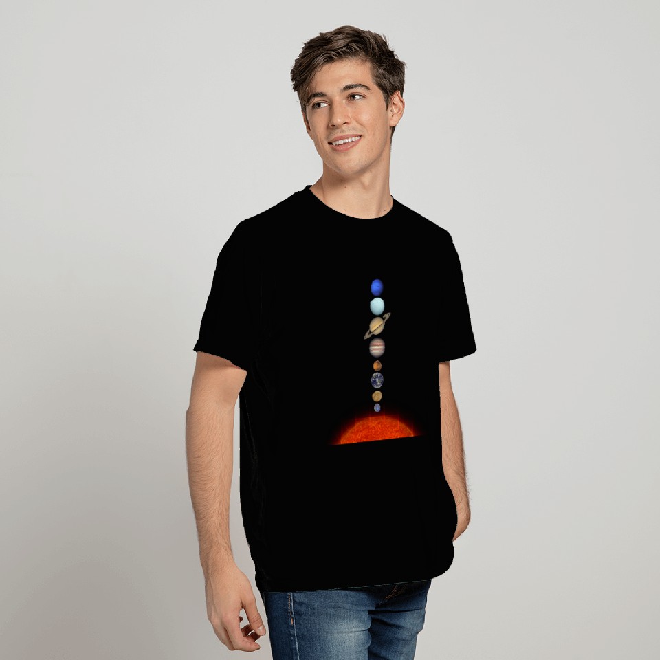 Solar System Sun Earth And Other Solar System T Shirts