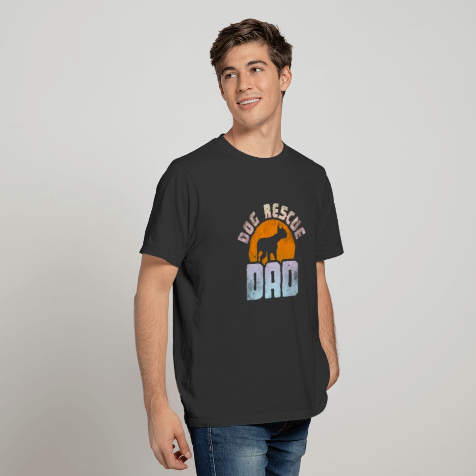 Animal Rescue Dog Dad T-shirt