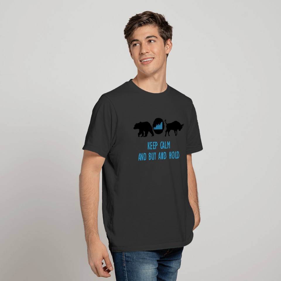 Buy and hold accountant profession gift finance T-shirt