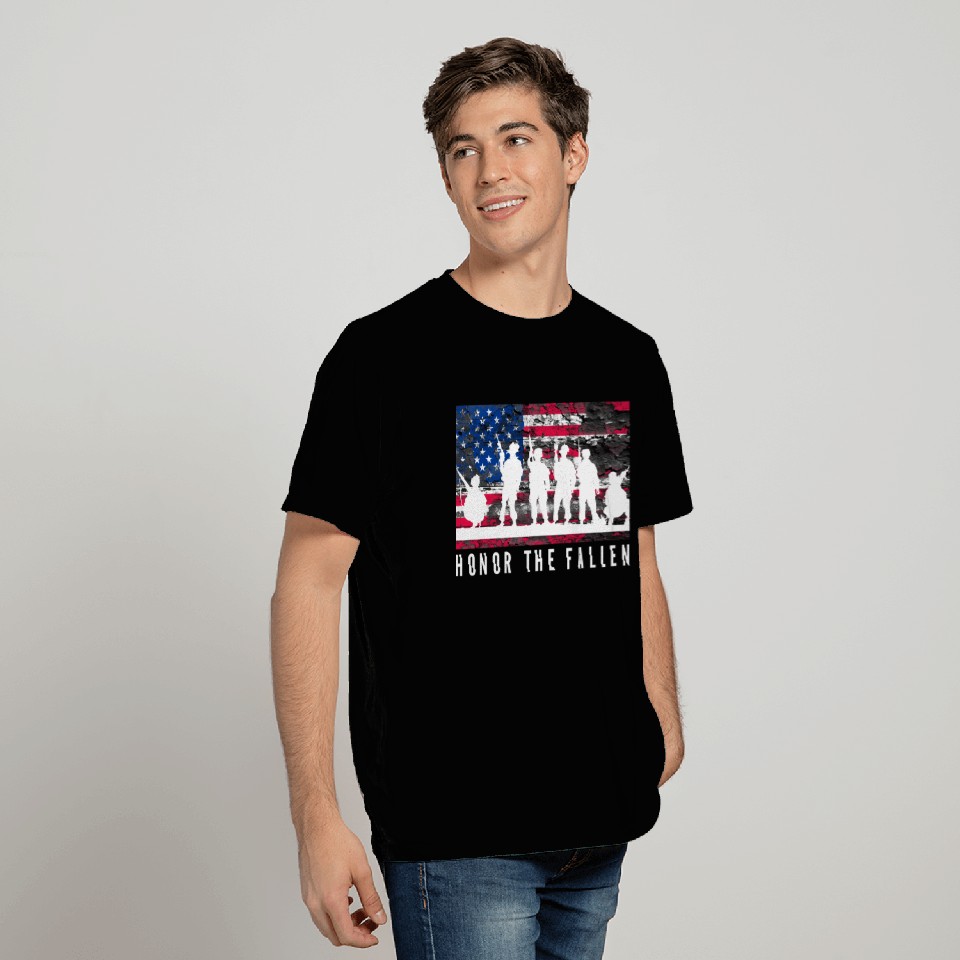 honor the fallen T Shirts