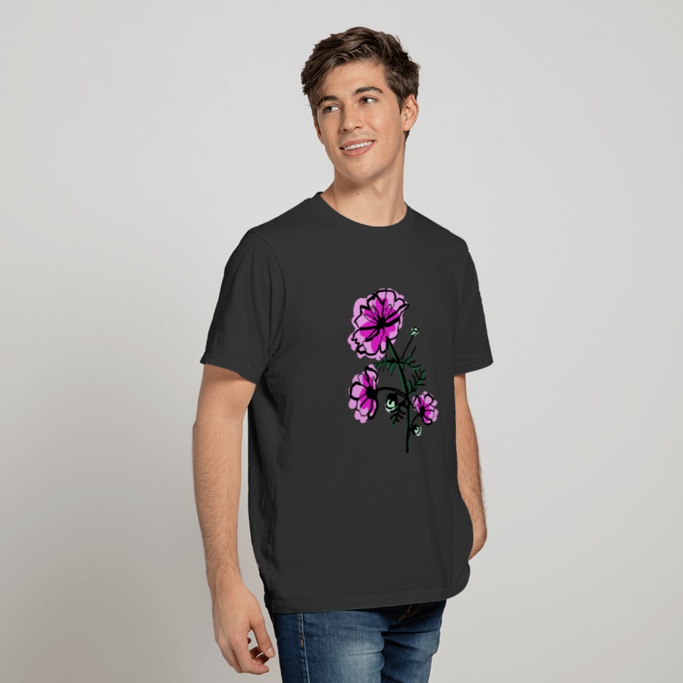 October birth flower Cosmos T-shirt