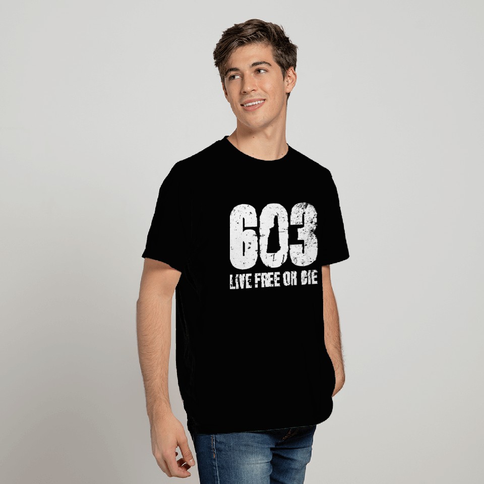 603 New Hampshire Product Live Free Or Die T Shirts