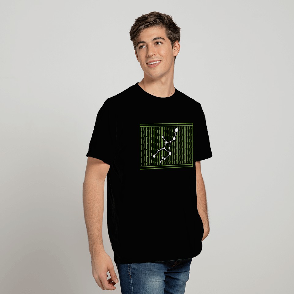 Virgo Green Barcode Zodiac sign T Shirts