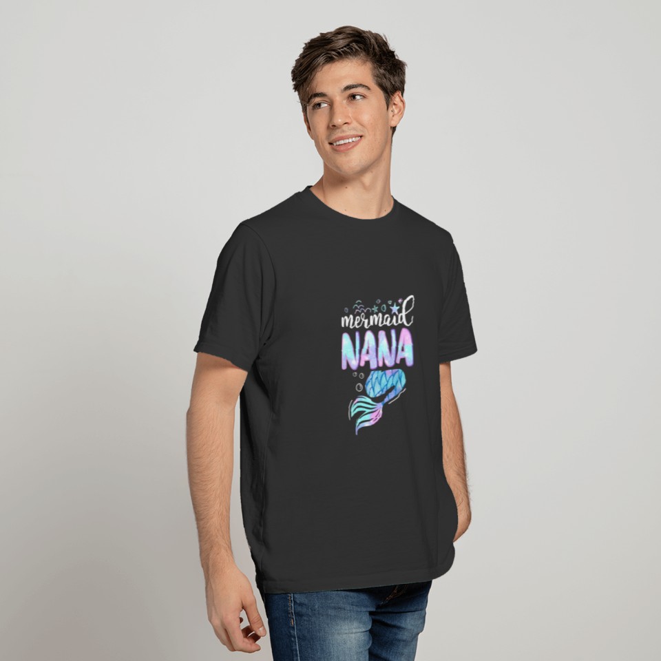 Mermaid NaNa Family Matching For Mother s Day T-shirt