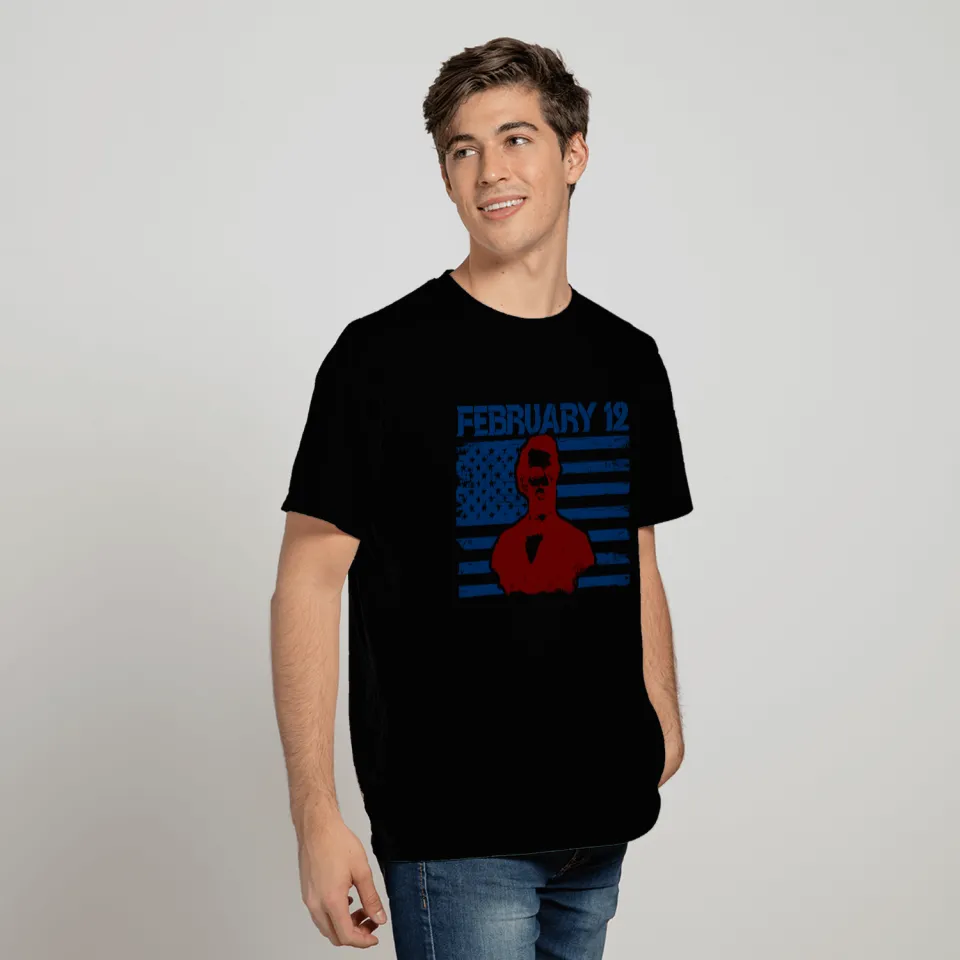 Abraham Lincoln USA President Flagge T Shirts