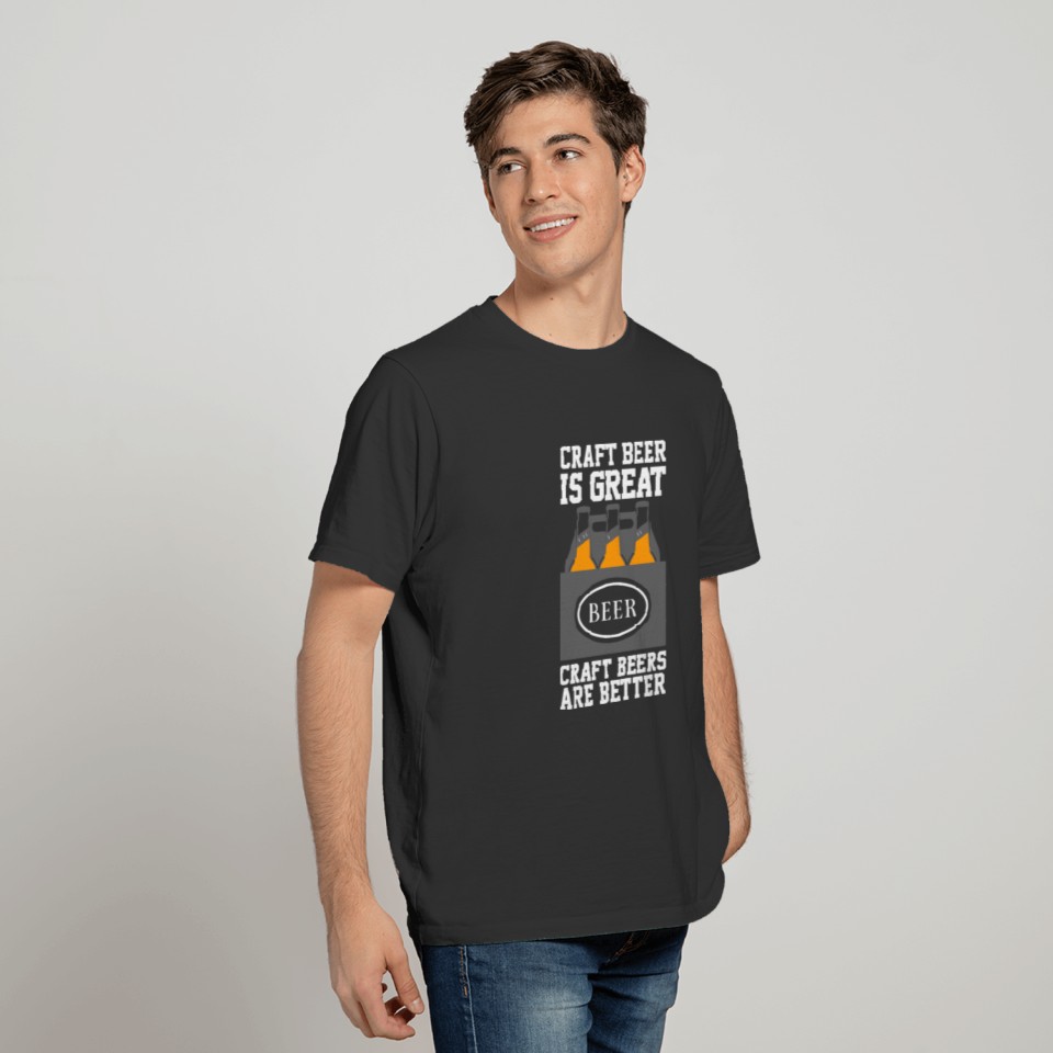 Craft Beers Funny Beer Drinking Alcohol T-shirt