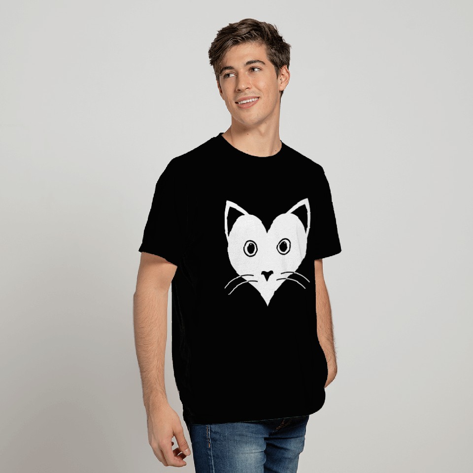 Cat lover icon T Shirts